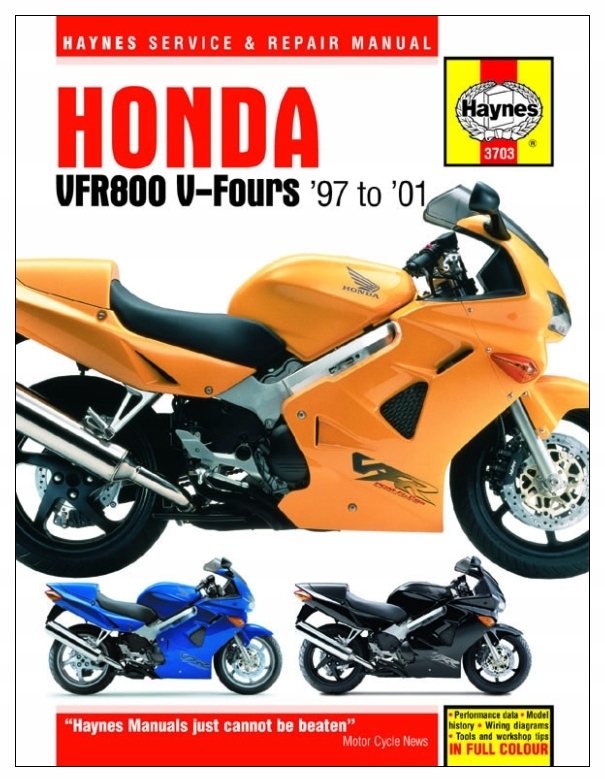 Honda VFR800 (1997-2001) instrukcja napraw