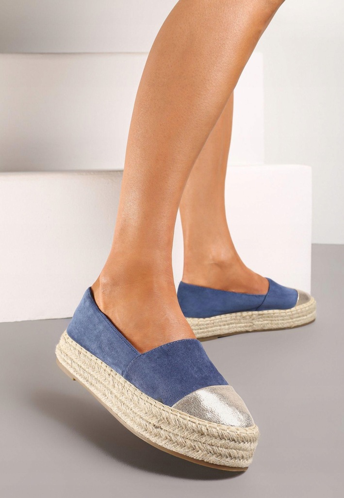 Renee Niebieskie Espadryle damskie 37 Ekozamsz