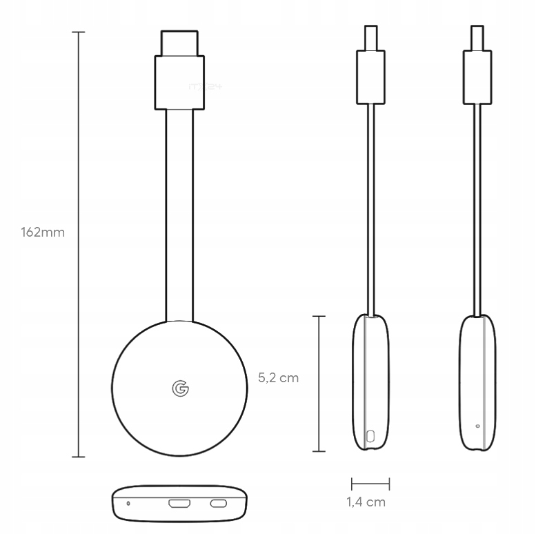 Купить НОВЕЙШИЙ GOOGLE CHROMECAST 3 – 5 ГГц, 60 кадров в секунду + HDMI: отзывы, фото, характеристики в интерне-магазине Aredi.ru