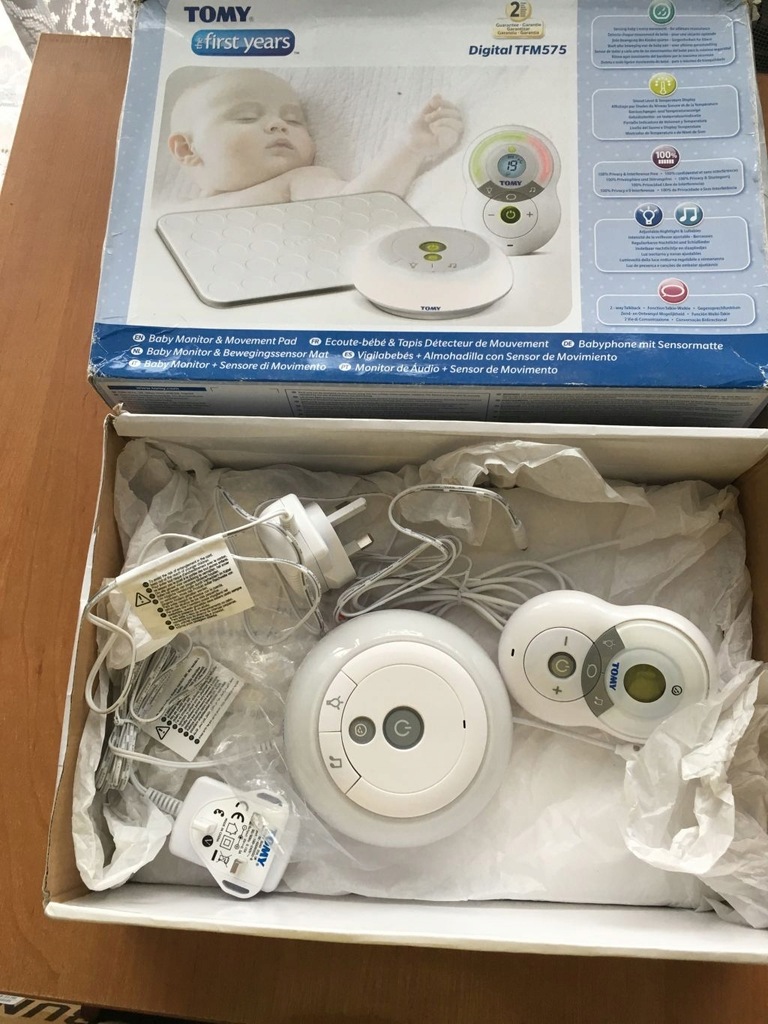 Niania Elektroniczna Z Monitorem Oddechu Tomy Tfm Oficjalne Archiwum Allegro