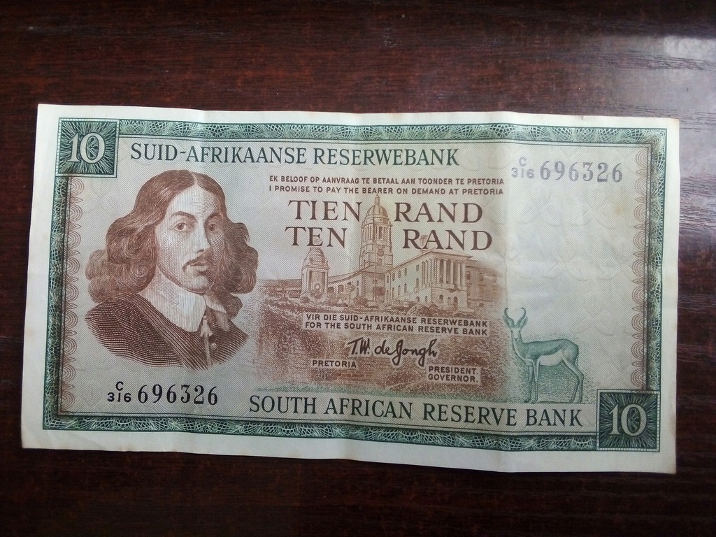 Banknot 10 randów RPA