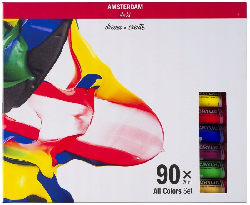 Farby akrylowe 90-kol. 20ml Standard Amsterdam, Ta