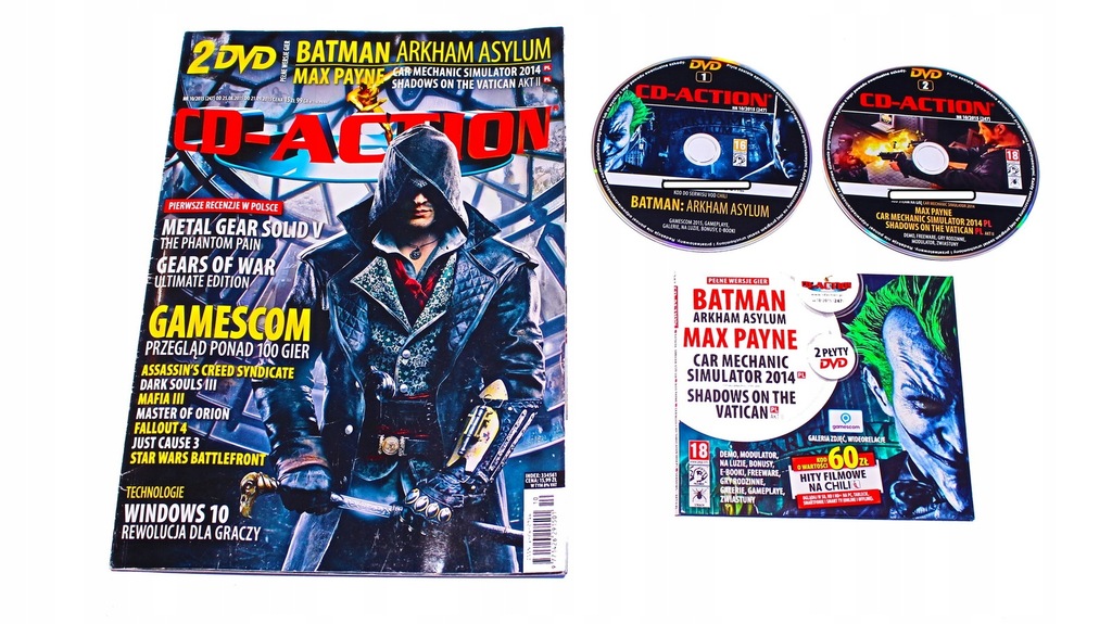 CD-ACTION NR 247 10/2015 2xDVD MAX PAYNE - 8091402935