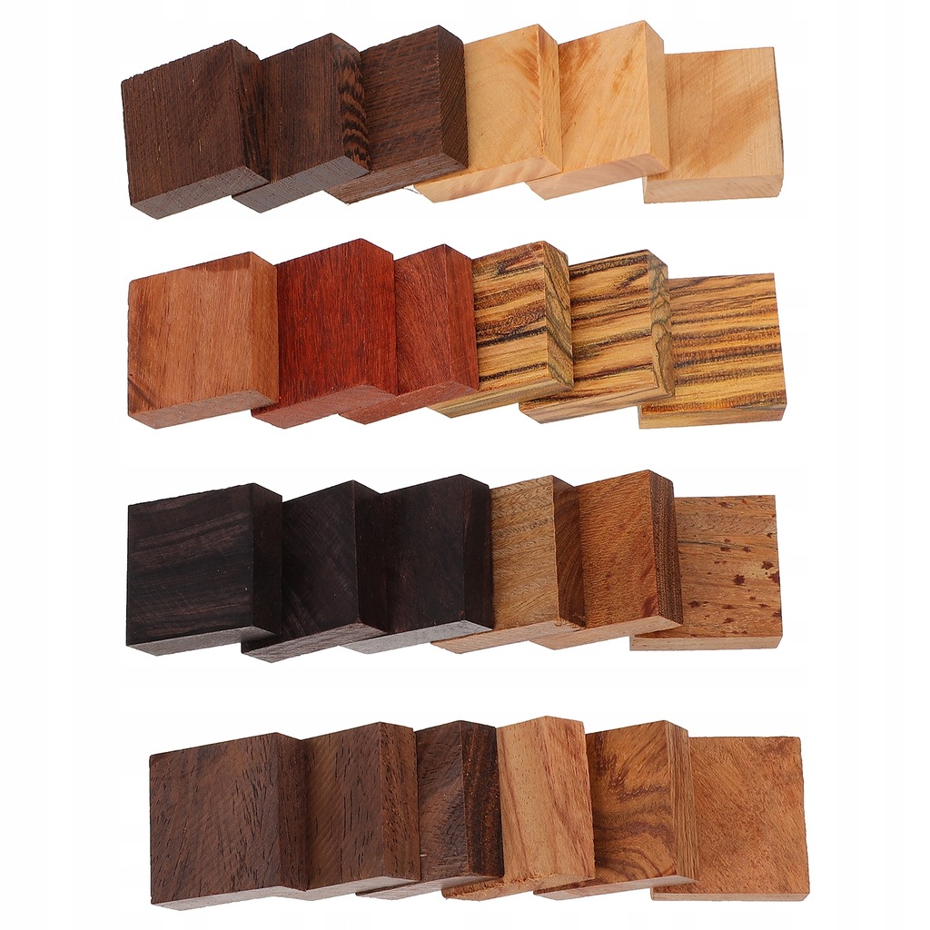 Wooden Ring Natural Slices Craft 24 Pcs
