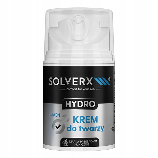 SOLVERX HYDRO Krem do twarzy dla mężczyzn 50 ml