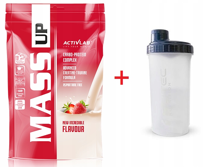 ActivLab Mass Up 3,5Kg TRUSKAWKA +SHAKER MASA!! XL