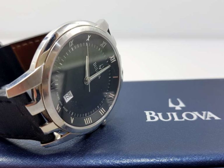 KLASYCZNY ZEGAREK BULOVA 63F54 - KOMPLET!