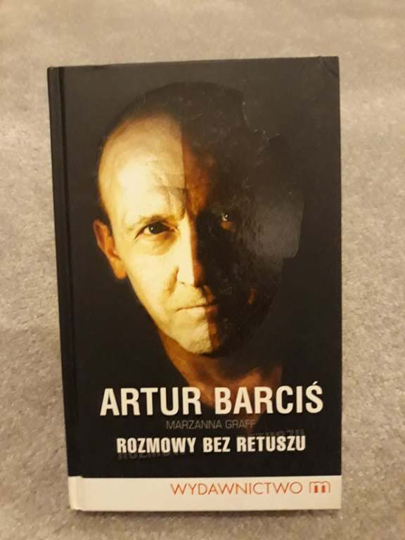 Książka- Artur Barciś z autografem