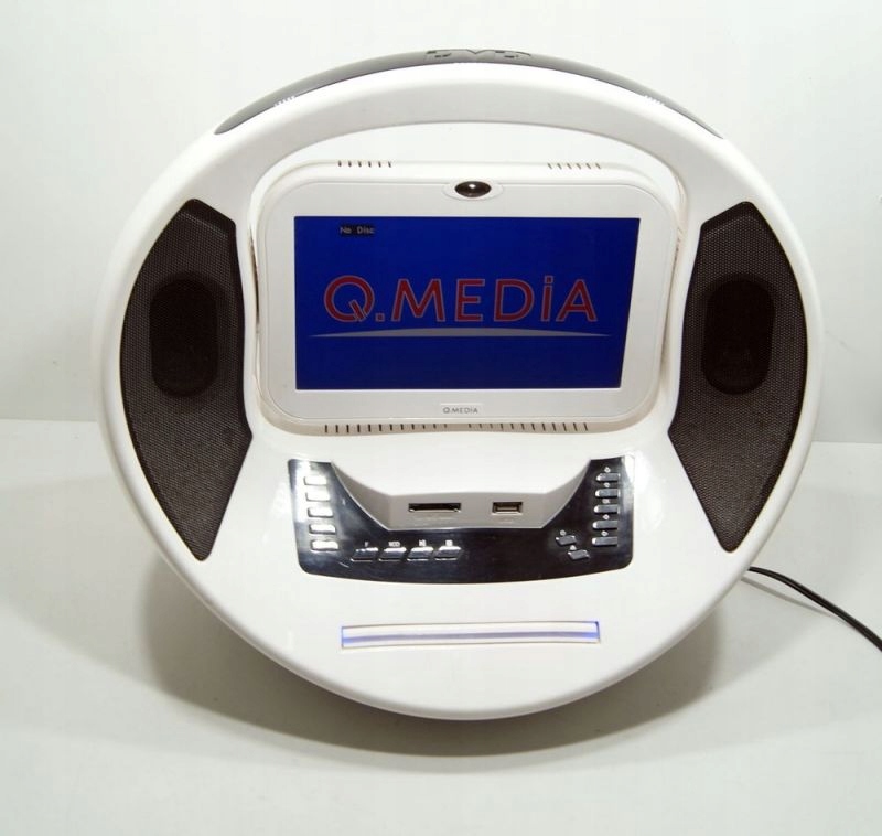 PRZENOŚNY ODTWARZACZ DVD TV Q MEDIA Z GŁOŚNIKAMI 7862709534