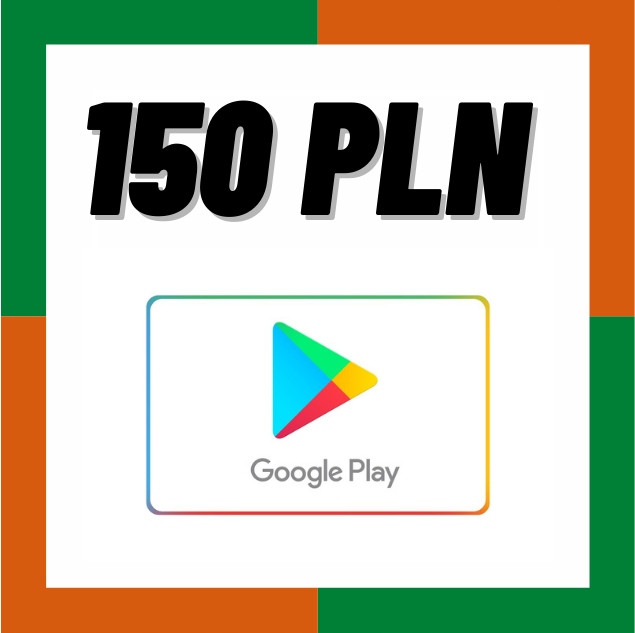 Google Play 150 zł Kod podarunkowy - Prepaid Klucz