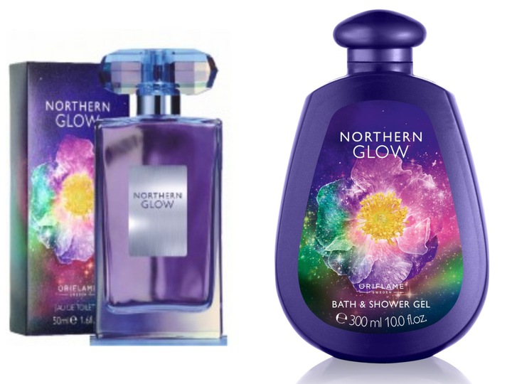 ORIFLAME Woda toaletowa Northern Glow + PŁYN 300ml
