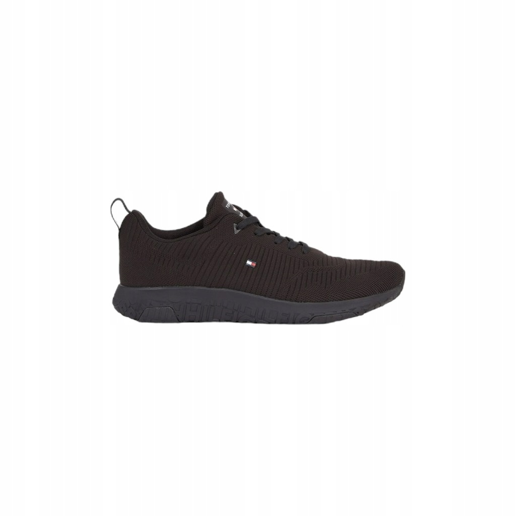 TOMMY HILFIGER BUTY MĘSKIE KNIT RUNNER CZARNE r.42