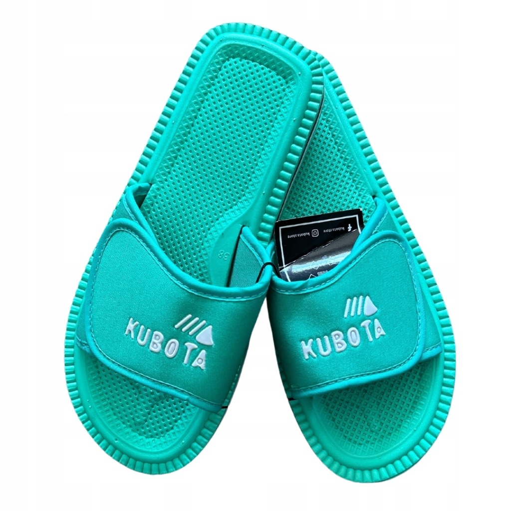 Klapki basenowe Kubota rzep zielone 38