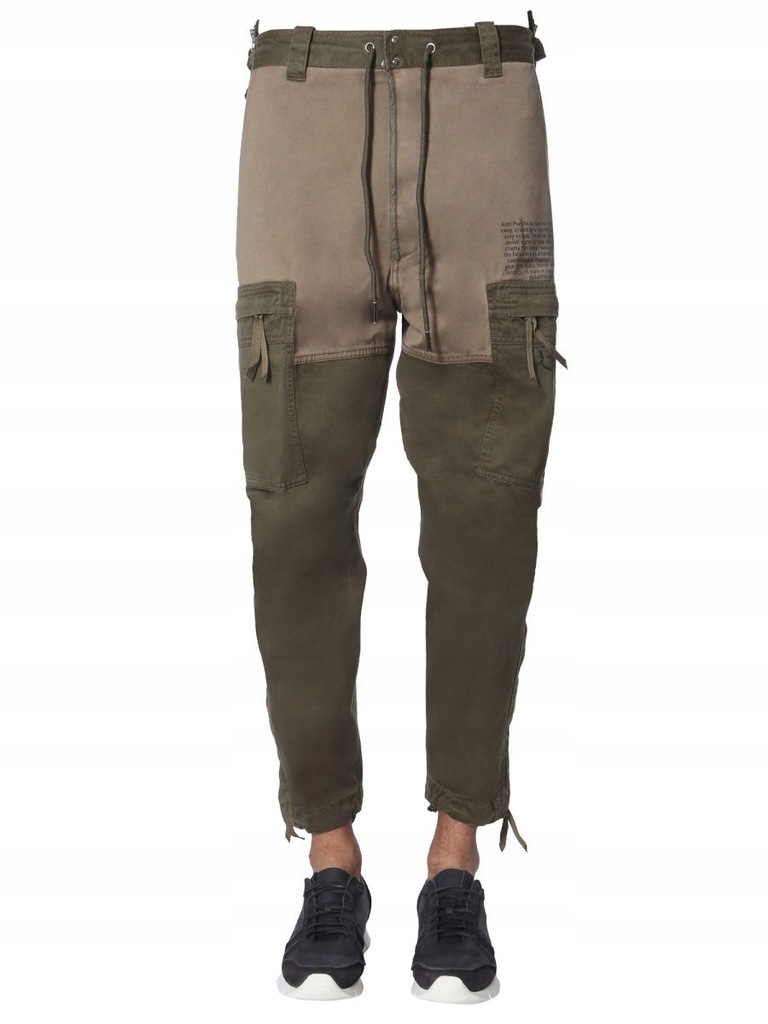 DIESEL MĘŻCZYZN ZIELONY JOGGERS 32 DENIM