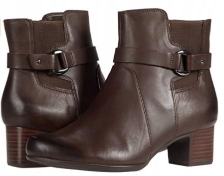 K4950 CLARKS UN DAMSON BOTKI BRĄZOWE 35,5 EU