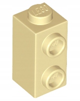 LEGO Klocek z wypustkami 1x1x12/3 Tan - 32952