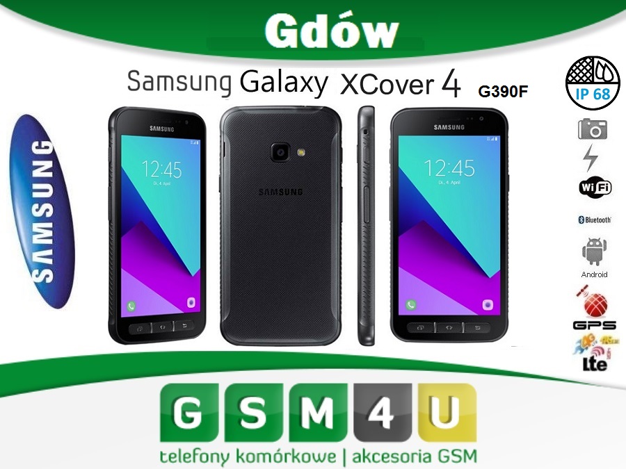 GALAXY XCOVER 4 G390F IP68 16GB LTE BEZ LOCKA GDÓW