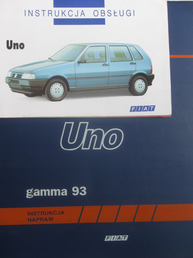 FIAT UNO Racing i inne Instrukcja Naprawa x 2