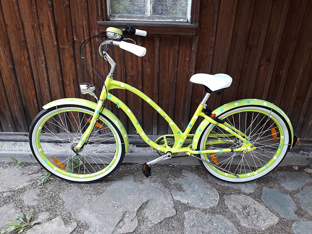 Alu Rower Miejski Beach Cruiser Nexus 3 Groszki 26