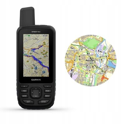 GARMIN GPSMAP 66ST + OSM TOPO POLSKA NAWIGACJA GPS