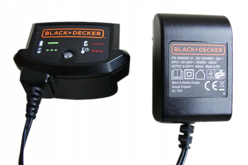Black&Decker SSC-250040EU Type 1 8-20V 400mA Battery Charger