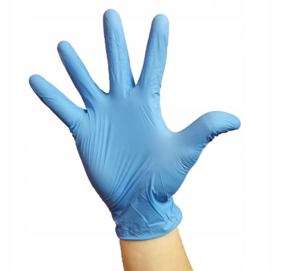 JAKOŚĆ Mocne Rękawiczki Rękawice nitrylowe XL 10sz