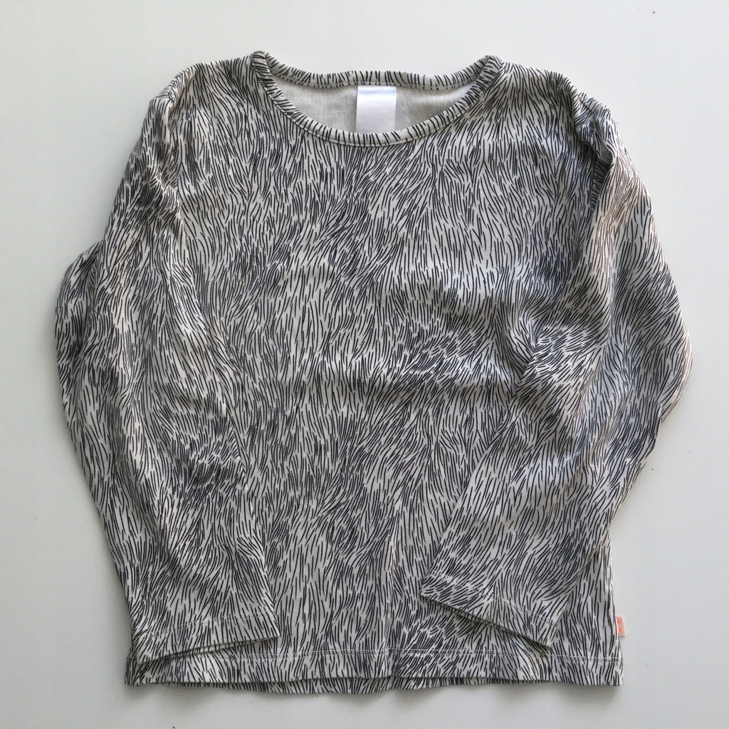 Tinycottons bluzka longsleeve futro fur rozm. 6