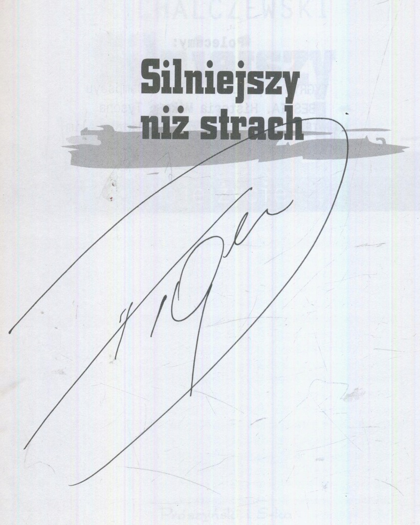 Dariusz Michalczewski; autograf