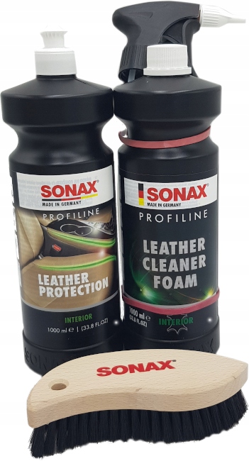 SONAX LEATHER CZYSZCZENIE I OCHRONA SKÓRY ZESTAW