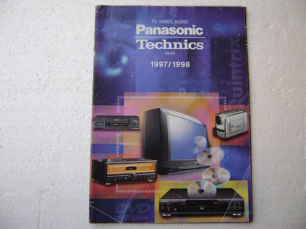 KATALOG PROSPEKT TECHNICS PANASONIC 1997 /1998