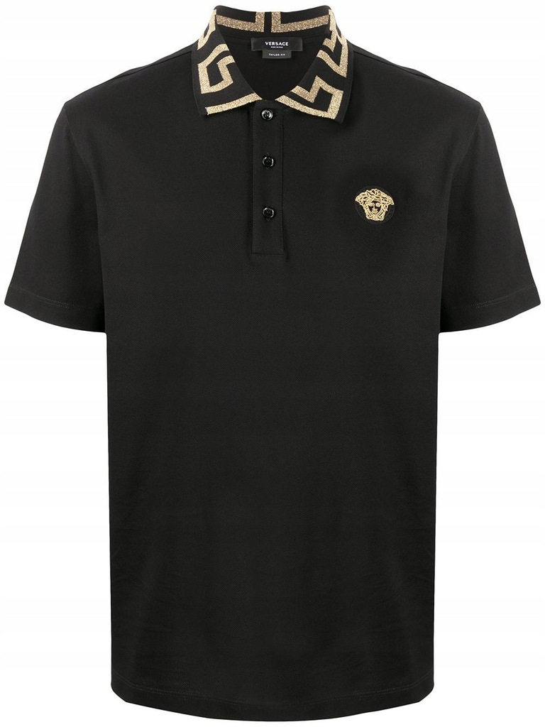 VERSACE MĘŻCZYZN CZARNY KOSZULKI POLO XL INT