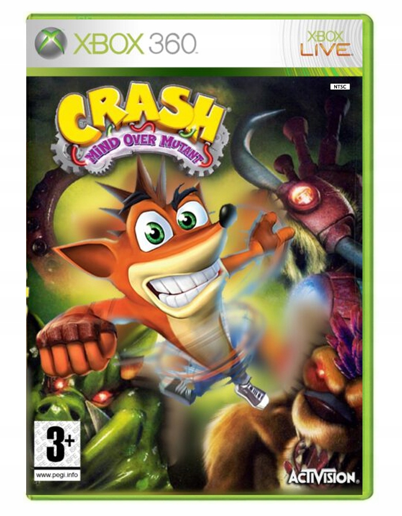 XBOX 360 CRASH MIND OVER MUTANT NTSC 12124843145 oficjalne
