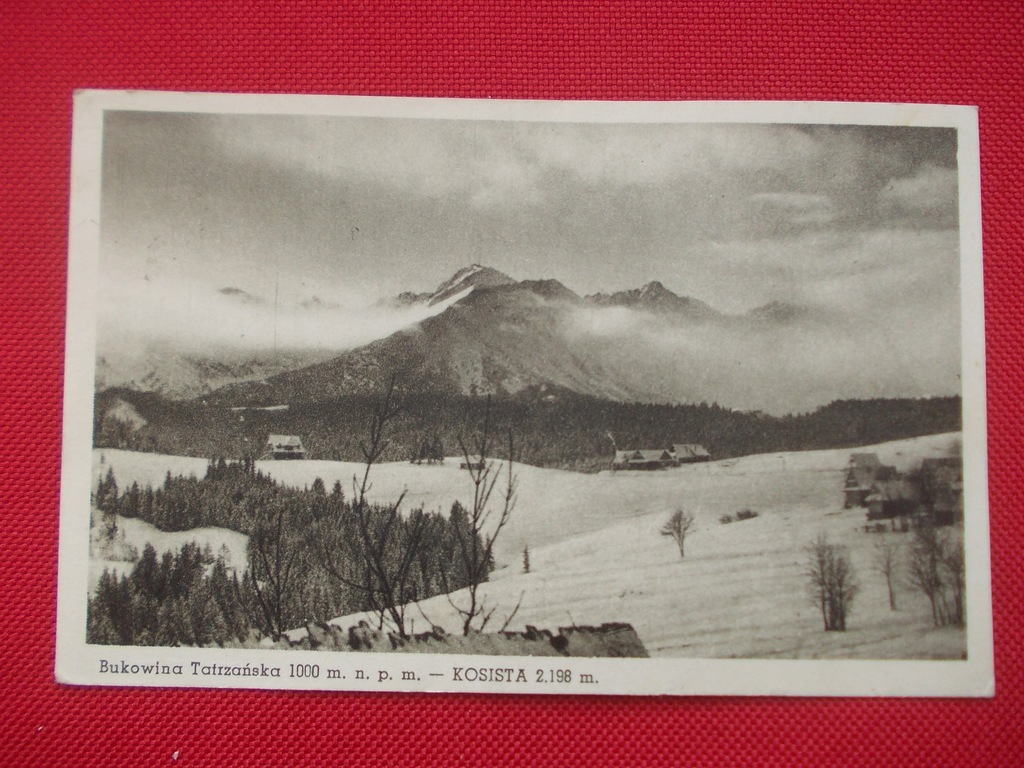 BUKOWINA TATRZAŃSKA góra Kosista 1950 r.