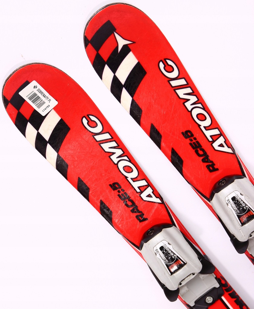 Купить Лыжи ATOMIC RACE 5 JR 80 см + крепления: отзывы, фото и ...