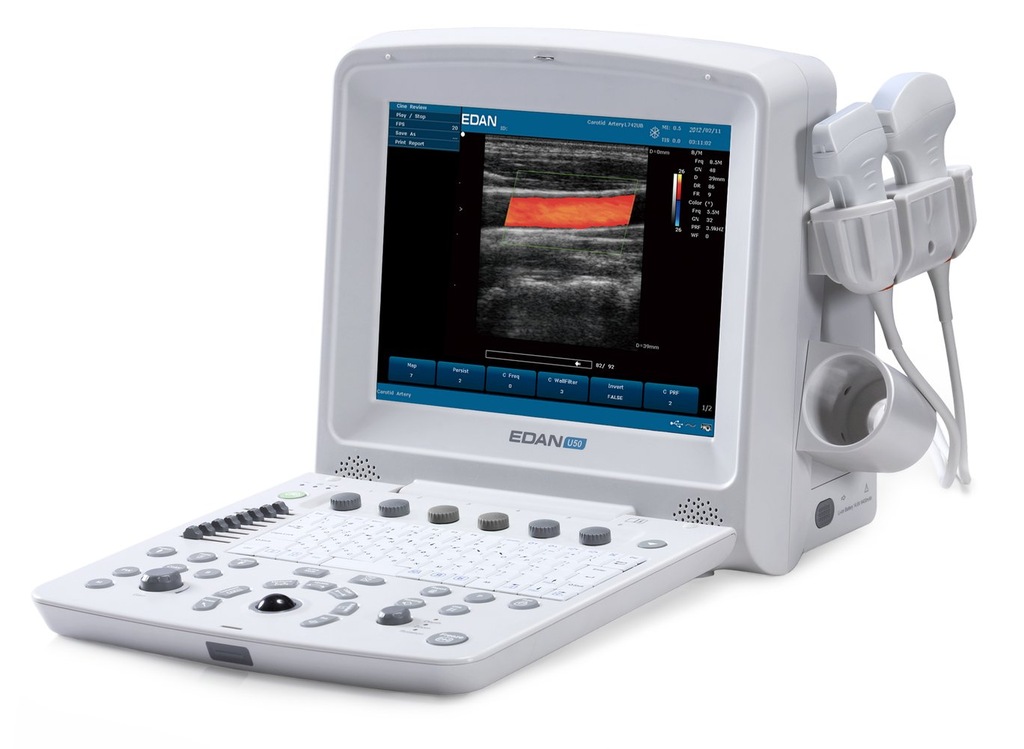 Aparat USG, ultrasonograf Edan U50 kolor doppler