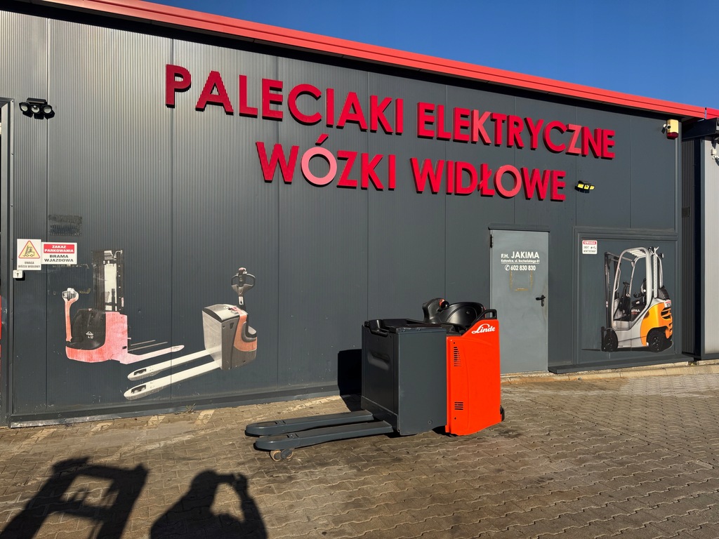 Paleciak elektryczny Linde T 20 sp rydwan 2019 r jak Nowy 2000 kg