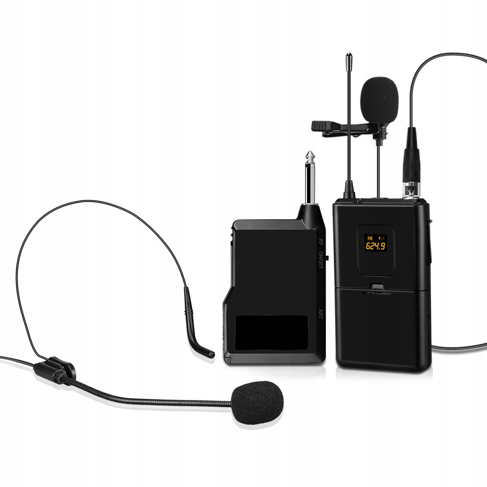 Bezprzewodowy zestaw mikrofonowy Mozos MIC UHF Set