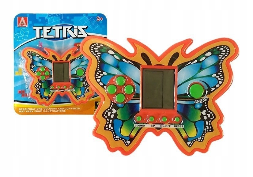 Gra Elektroniczna Tetris Motyl Pomarańczowy