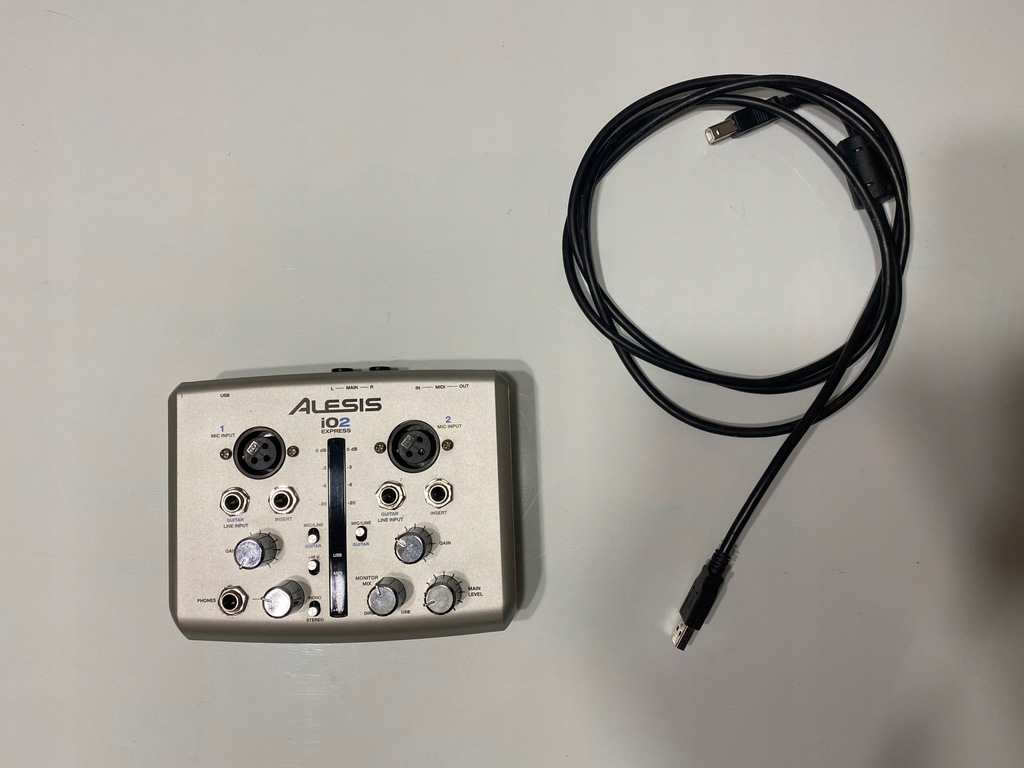 LEGENDARNY@@ ALESIS iO2 EXPRESS MIKSER 2 AUDIO USB