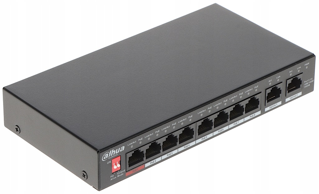 Switch PoE 10-portowy PFS3010-8GT-96-V2 Dahua