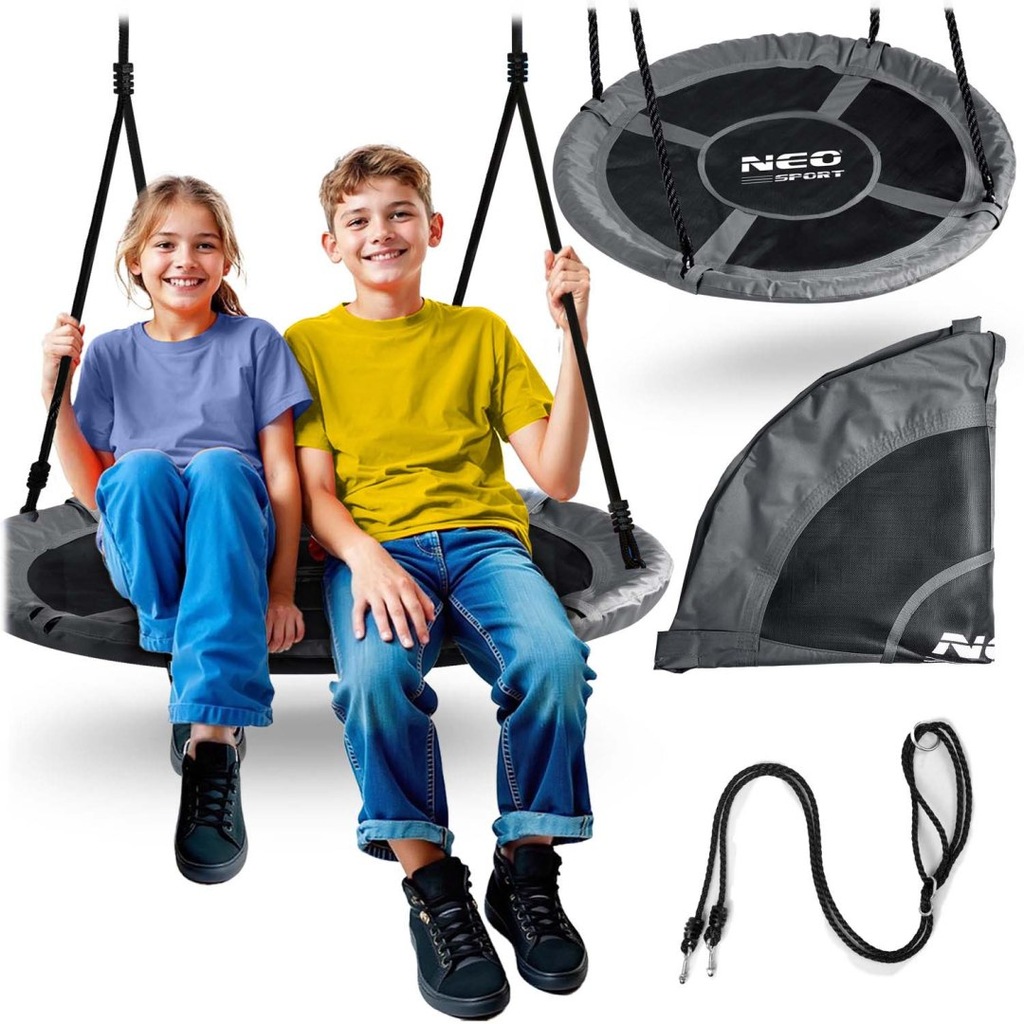 Huśtawka bocianie gniazdo Neo-Sport Swingo 100 cm