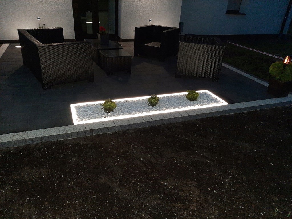 Najazdowa listwa LED 200cm IP68 do kostki brukowej 13031399083 oficjalne archiwum Allegro