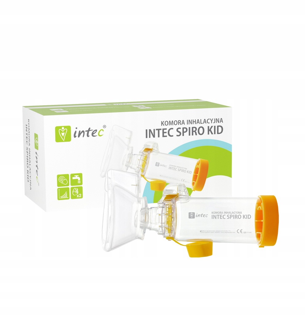 Komora tuba inhalacyjna Spiro Kid + 2 maseczki 8725625840 oficjalne
