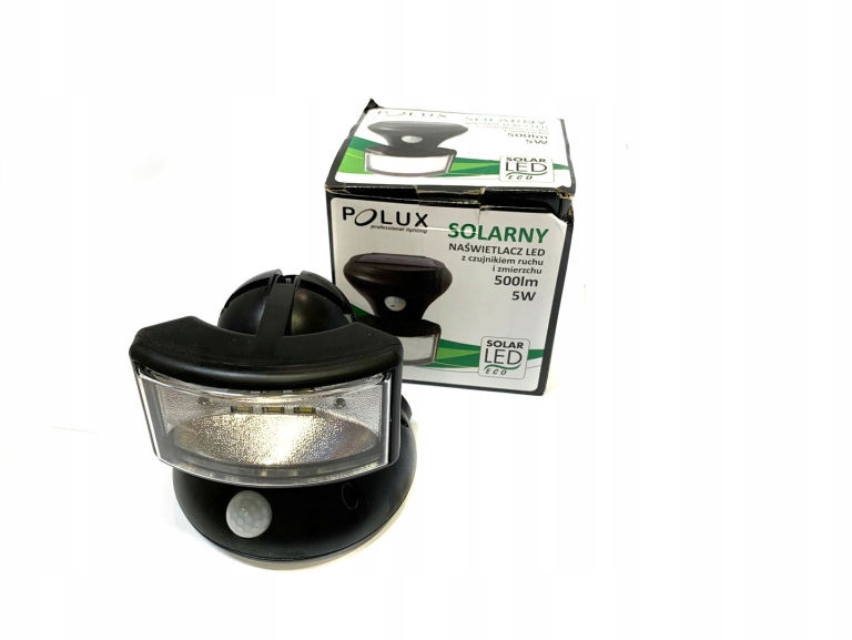 NASWIETLACZ SOLARNY LED Z CZUJNIKIEM POLUX SL1844