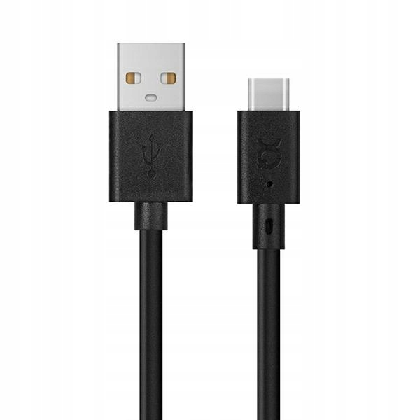 Xqisit Charge & Sync USB A -USB C 3.0m czarny