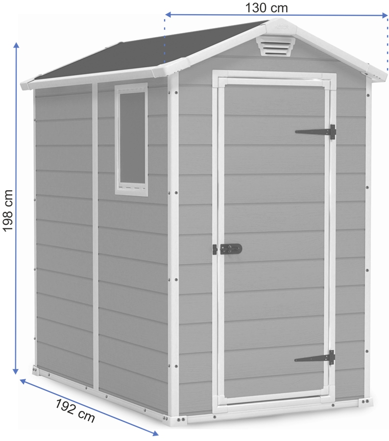 Купить Дом для садового инструмента MANOR 4x6 Keter Curver: отзывы, фото, характеристики в интерне-магазине Aredi.ru