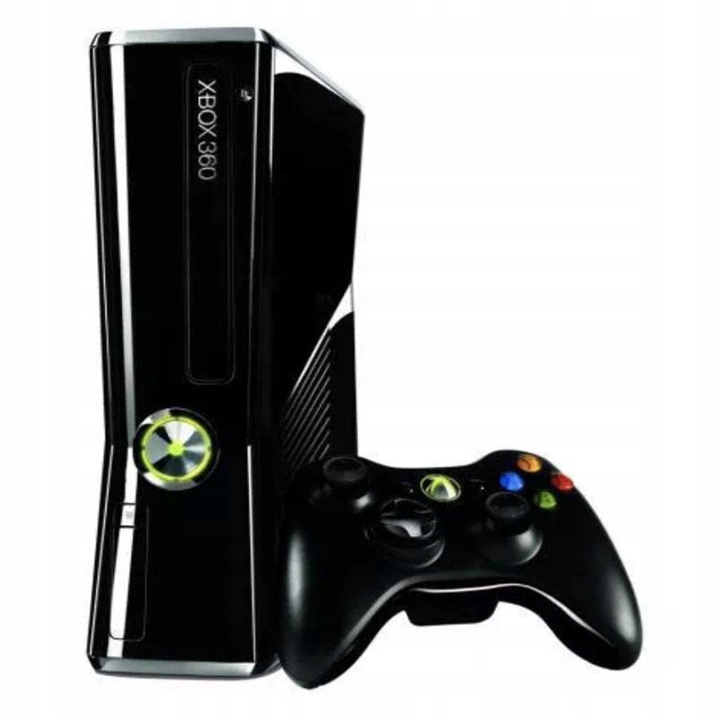 Konsola Microsoft Xbox 360 Slim 250 GB czarna + pad
