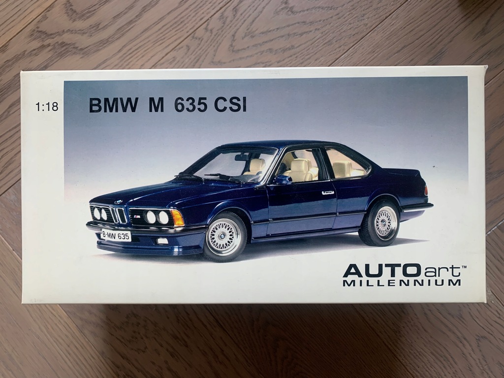 1/18 ディーラー特注 AUTOart BMW 635 CSi (E24) BMW 635 CSi E24 Diamant Black Metallic 1/18 AUTOart