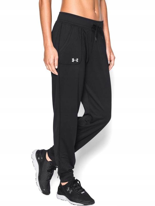 SPODNIE UNDER ARMOUR TECH SOLID PANT S BK WYPRZED