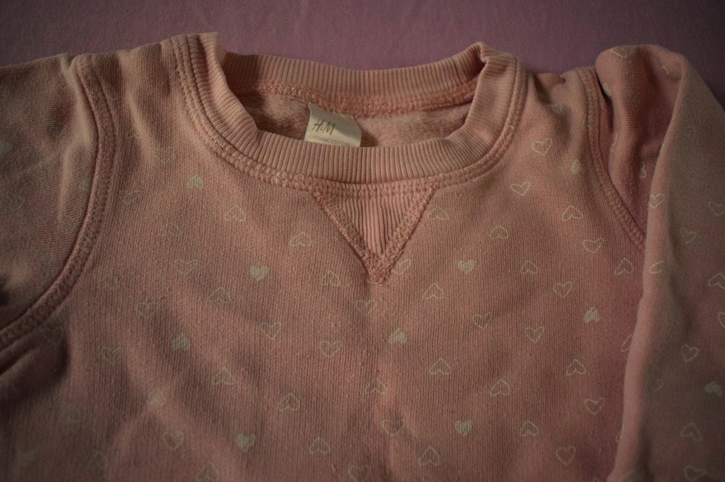 bluza roz 92 H&M